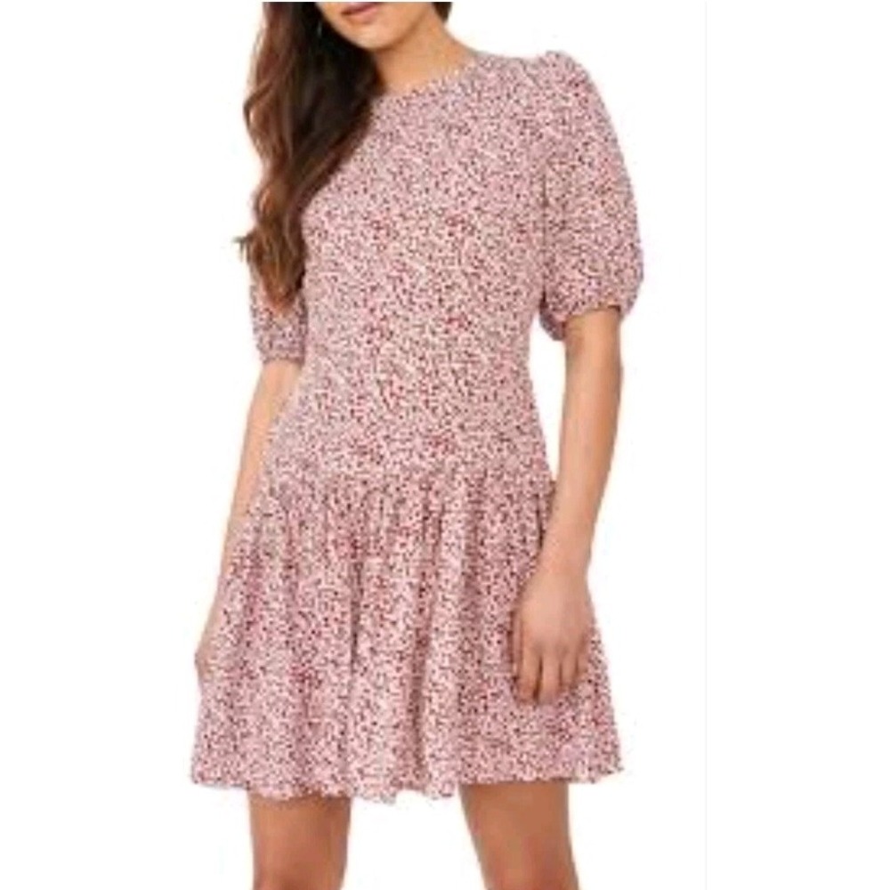 Free People Dancing In The Dark Mini Floral Dress Open Back Small Cottagecore